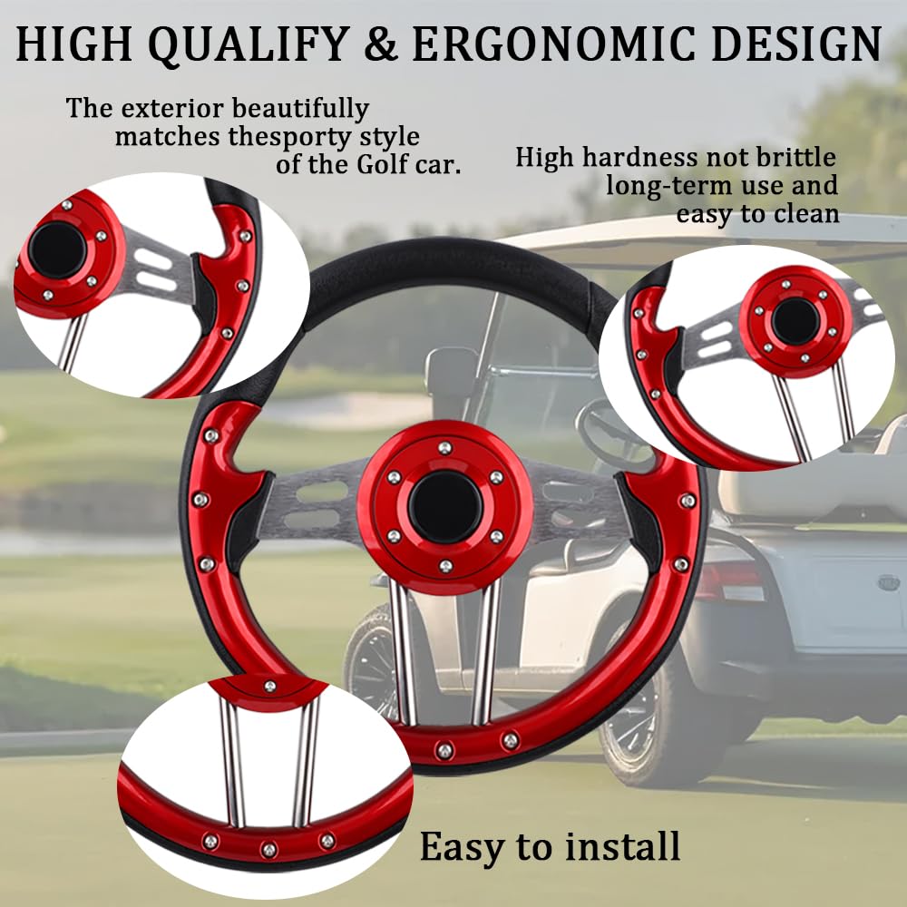 Bobuply PVC steering wheel offers non-slip grip even in sweaty conditions