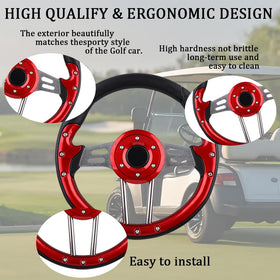 Bobuply PVC steering wheel offers non-slip grip even in sweaty conditions