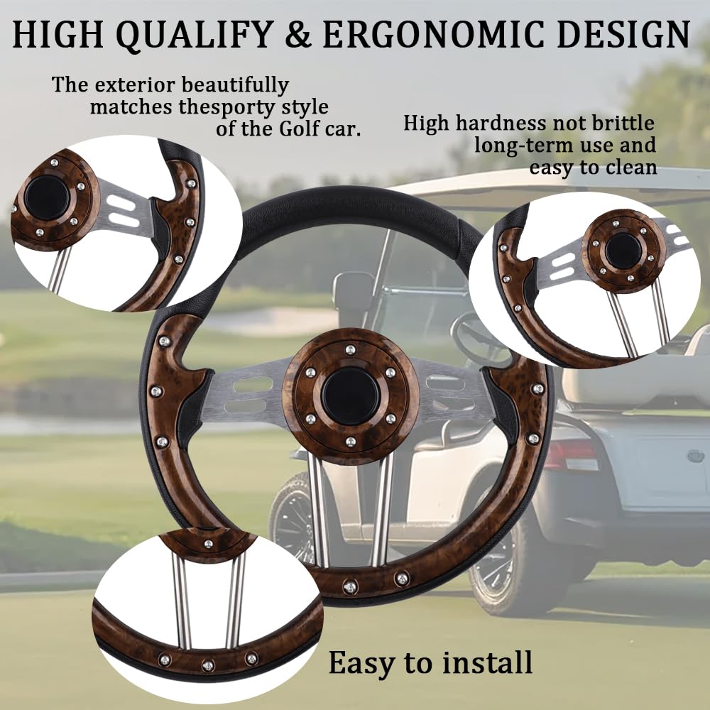 BOBUPLY brushed spokes design enhances cart aesthetics