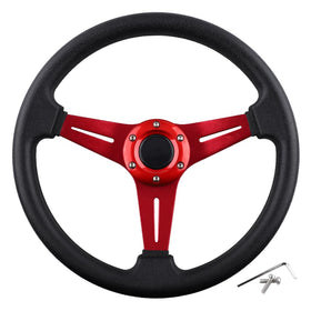 BOBUPLY ergonomic-design steering wheel provides comfortable grip during long rides