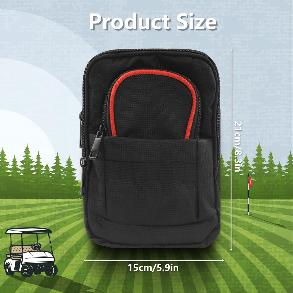 Boerni golf bag pouch tee-slot seven keeps tees easily accessible during play.