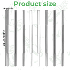 BOHUIZ golf shaft extension outer diameter 0.6 inches ensures seamless fit.