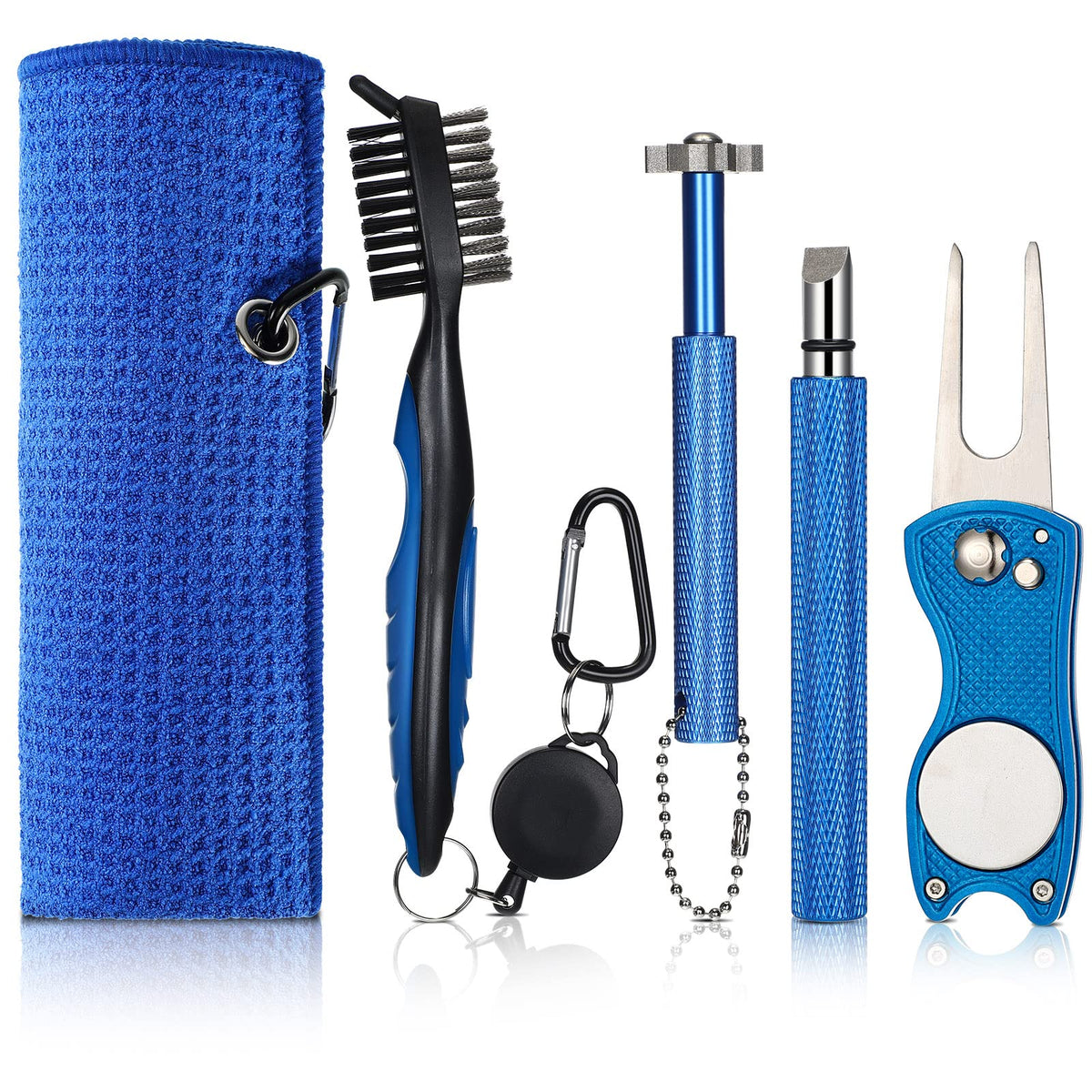 Bokon golf cleaning brush cleans grooves quickly for on-course maintenance