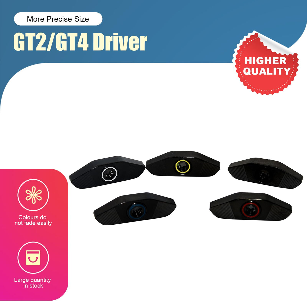 BoltonGolf GT2/GT4 fairway weight 25g enhances control on approach shots.
