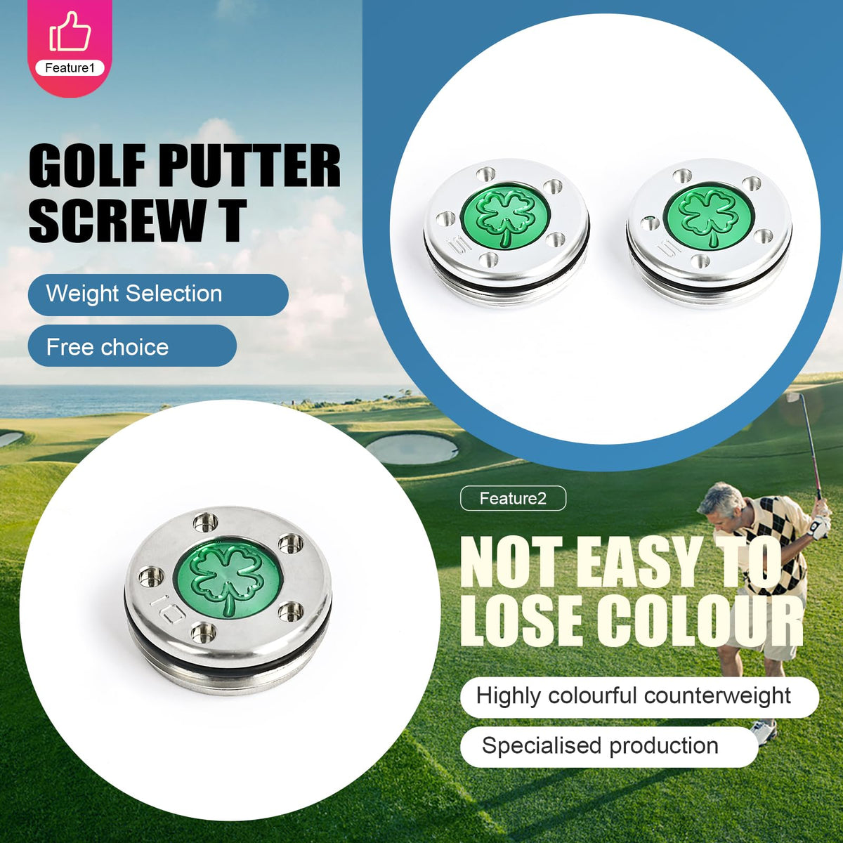 BoltonGolf 15g screw balance check highlights improved control potential