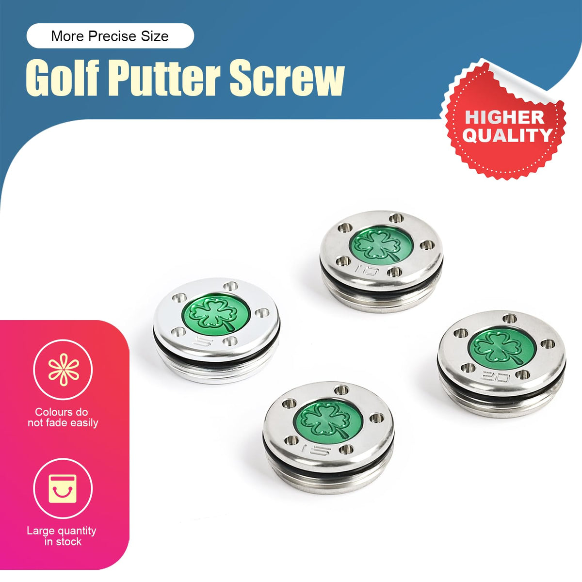 BoltonGolf weight screw 5g visual demo tune weight for stroke consistency