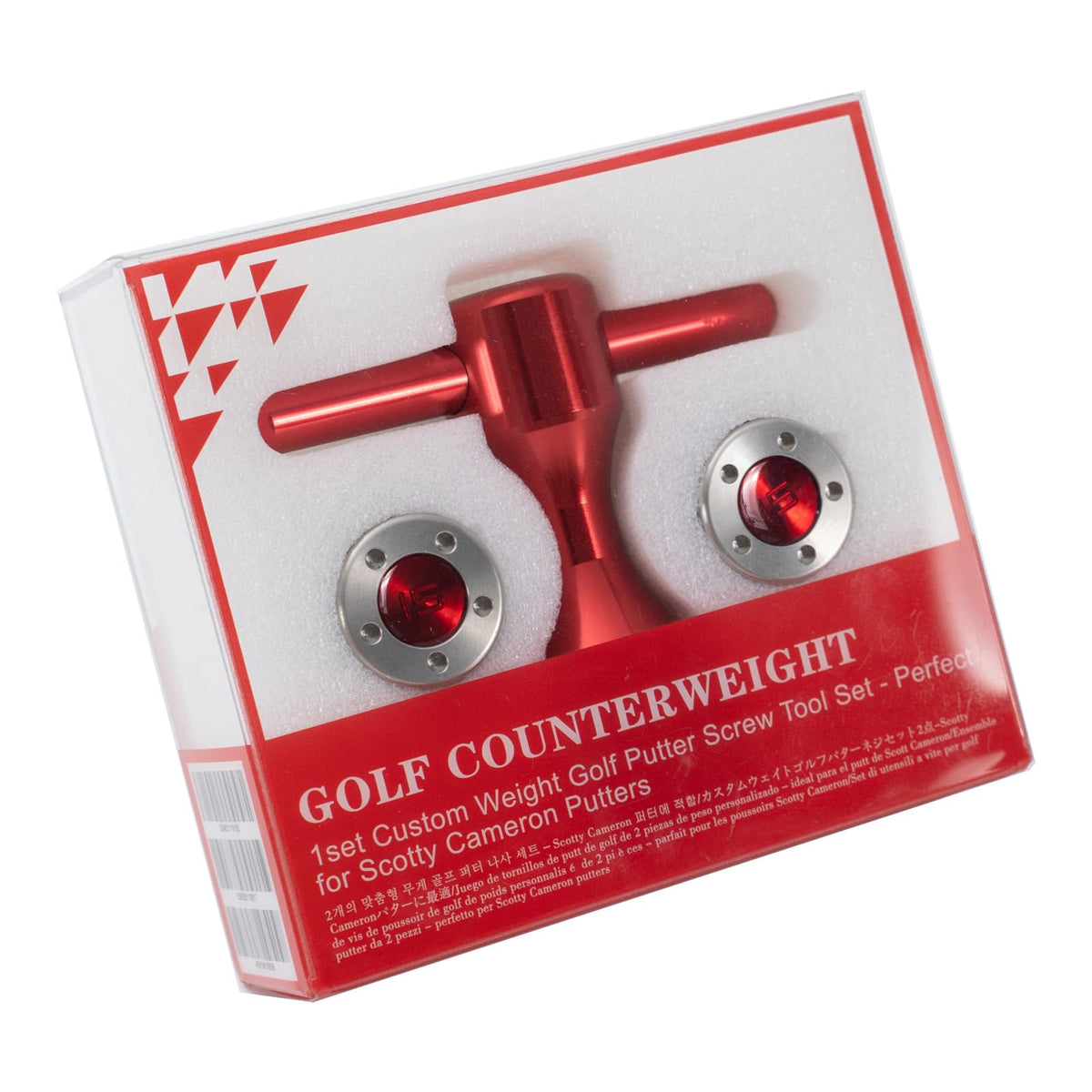 BoltonGolf 10g weight in stainless steel for durable feel