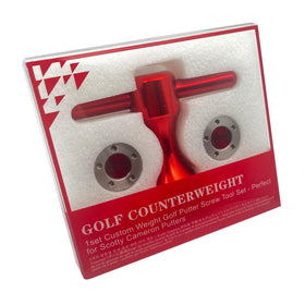 BoltonGolf red wrench kit included for easy on-course adjustments