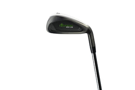 BombTech Golf iron 4 with perimeter weighting enhances forgiveness on off-center hits.