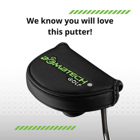 BombTech Golf Mallet Putter bag-ready look complements any golf bag.