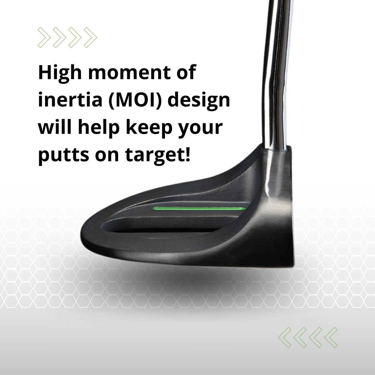 BombTech Golf Mallet Putter easy for all levels to use on greens.