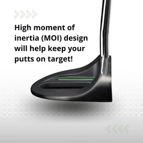 BombTech Golf Mallet Putter easy for all levels to use on greens.