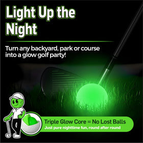 Boogeyman glow ball ultra-bright-glow enhances visibility in dark play