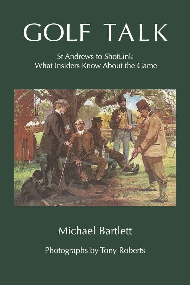 Bookbaby Golf Talk cover image highlighting insights for golf enthusiasts.