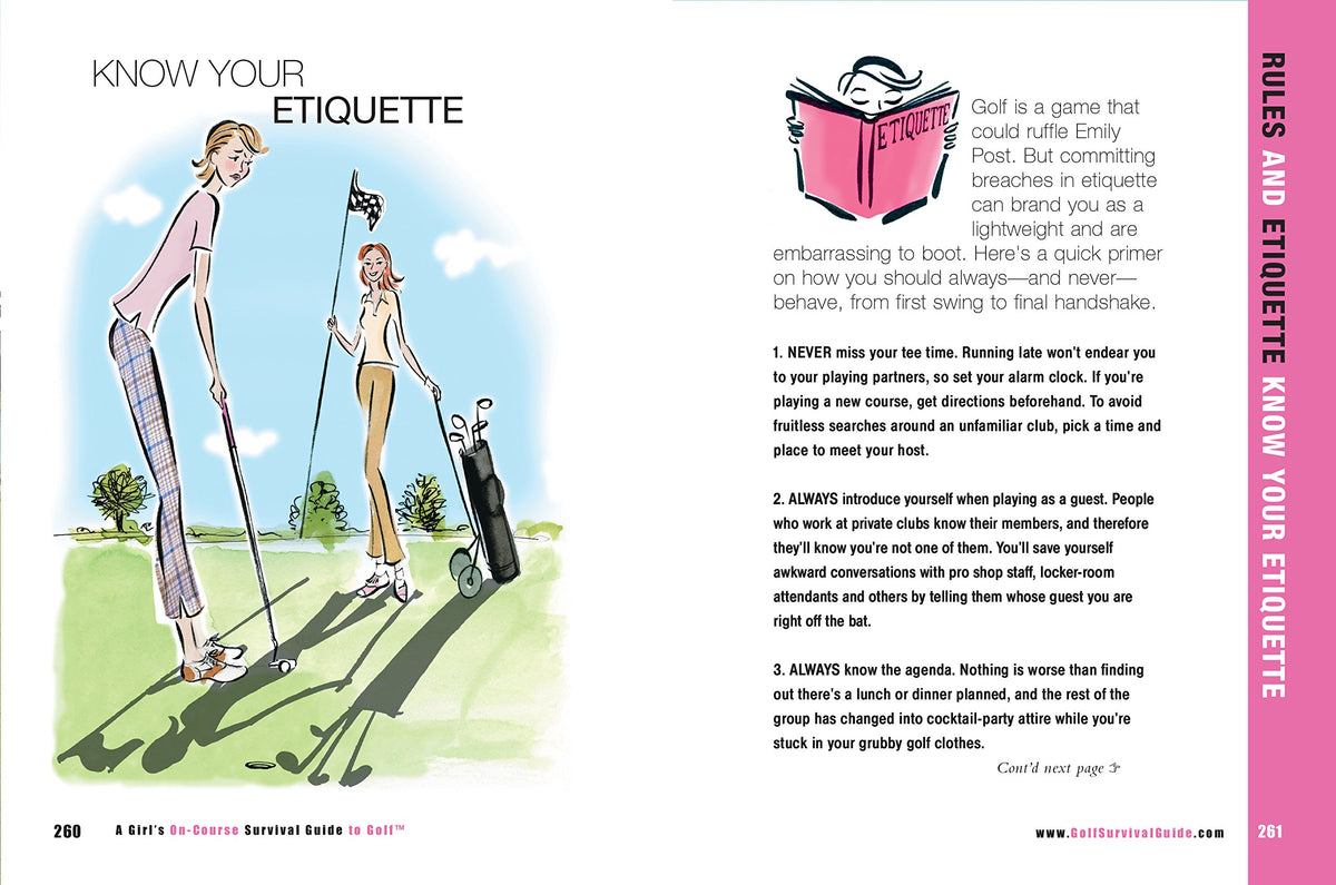 Booklegger compact-size guide fits golf bag for quick reference