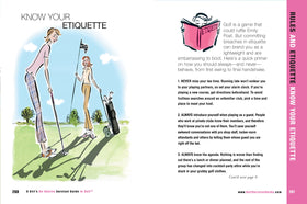 Booklegger compact-size guide fits golf bag for quick reference