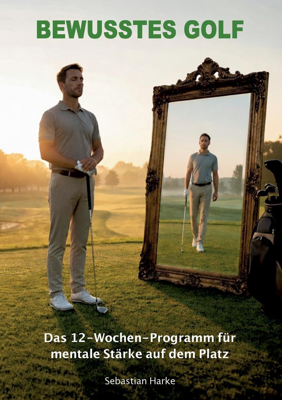 Books on Demand Conscious Golf cover, on-course focus and mental resilience.