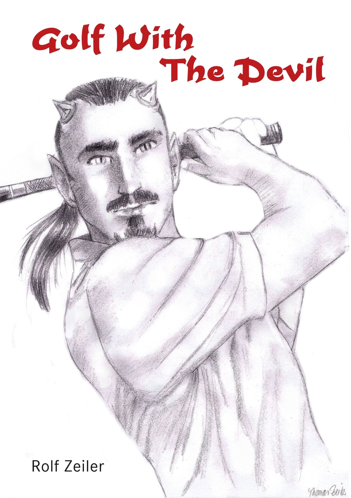 Books on Demand: Golf With The Devil cover image, ideal gift for golf humor lovers.