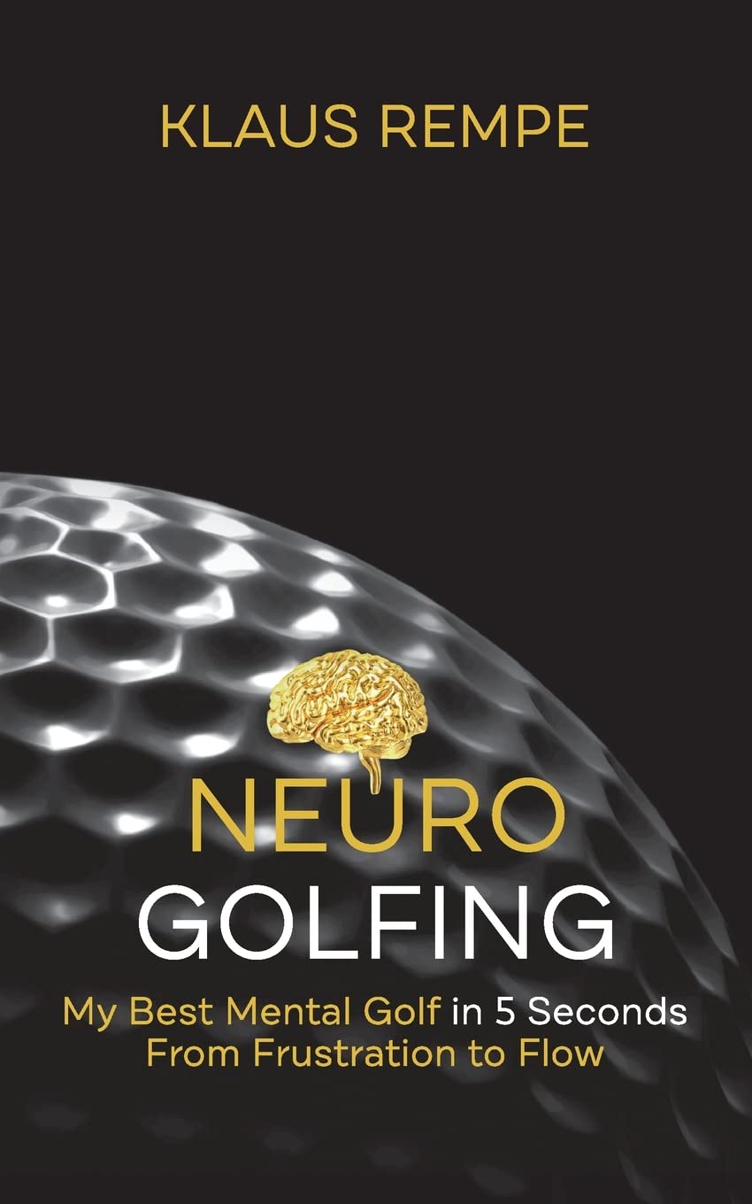 Books on Demand Neurogolfing cover promotes focus and flow for practice and play.