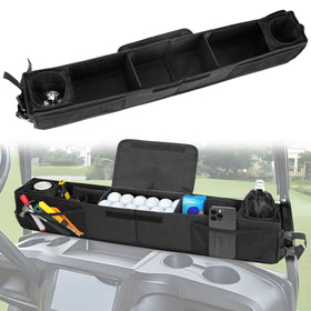 BORDAN front storage basket with insulated cup holders keeps drinks secure on the move.