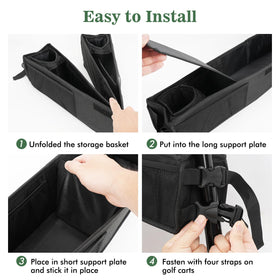 BORDAN five storage zones offer organized access to essentials.