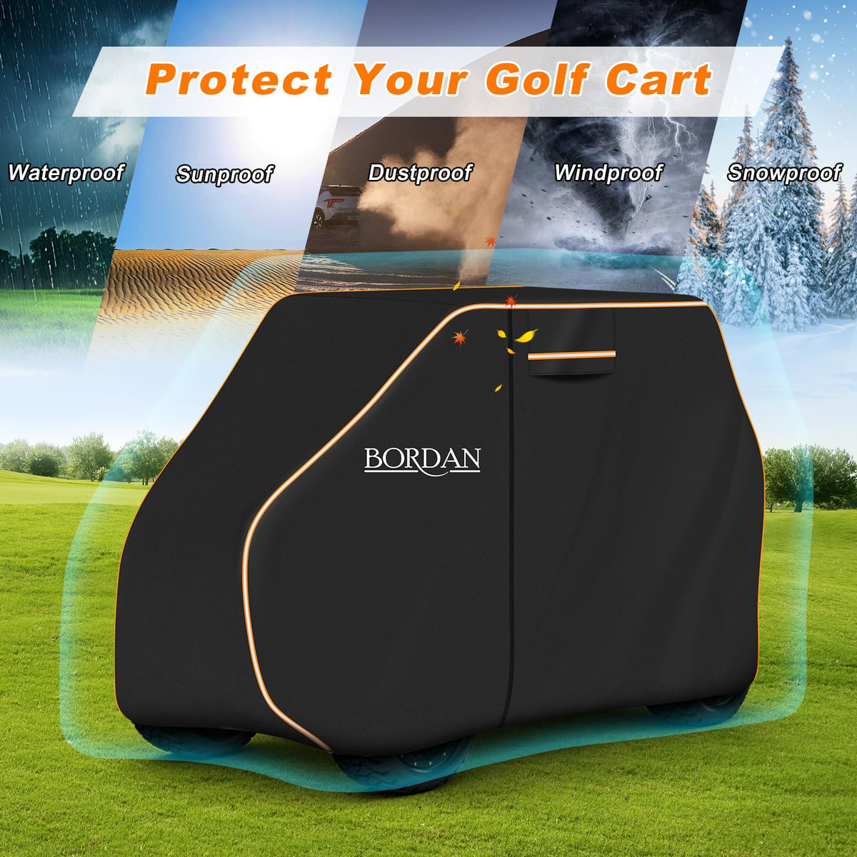 BORDAN storage bag included for compact folding and easy storage.
