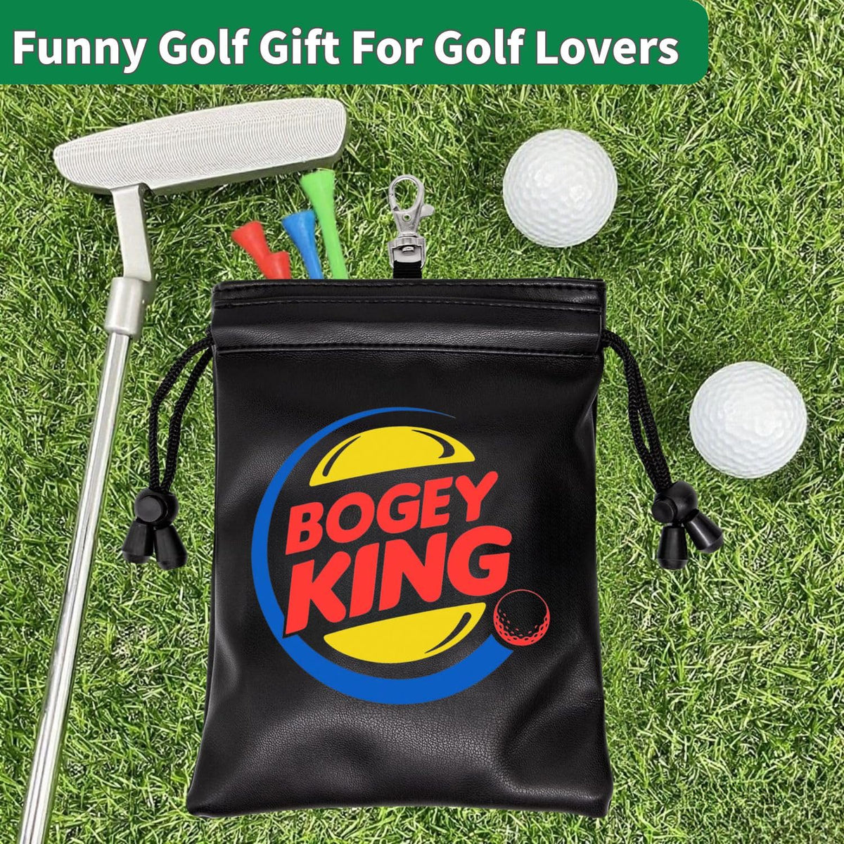 Botogift Funny Golf Valuables Pouch makes a thoughtful gift for golfers.