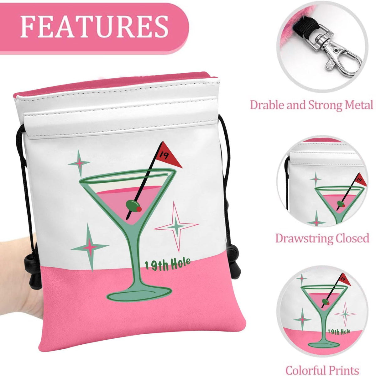Botogift golf accessories holder provides versatile storage on the course.