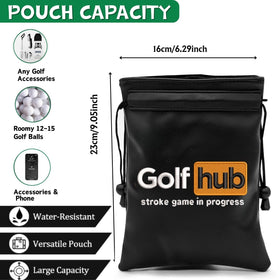 Botogift Golf Valuables Pouch tees and markers storage with accessible pockets