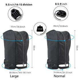 BOYEA & SKULLEAP adjustable-fit golf bag cover for various bag sizes