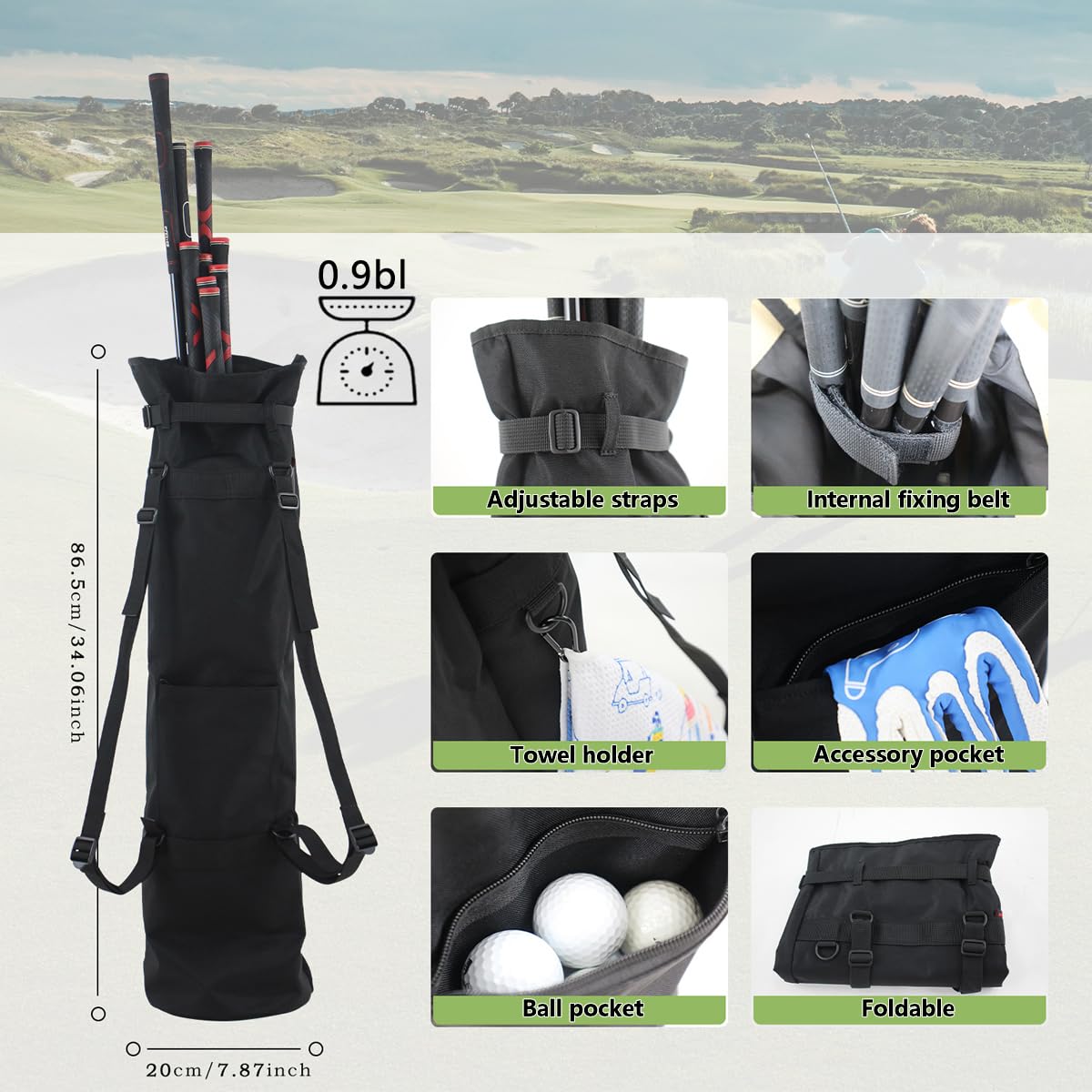 BOYEA & SKULLEAP two-pocket design stores gloves, balls, and accessories.
