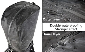BOYEA & SKULLEAP easy-install golf bag cover with quick fit