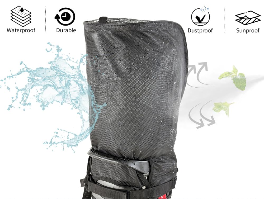 BOYEA & SKULLEAP foldable golf bag cover compact for storage