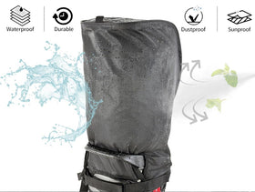 BOYEA & SKULLEAP foldable golf bag cover compact for storage