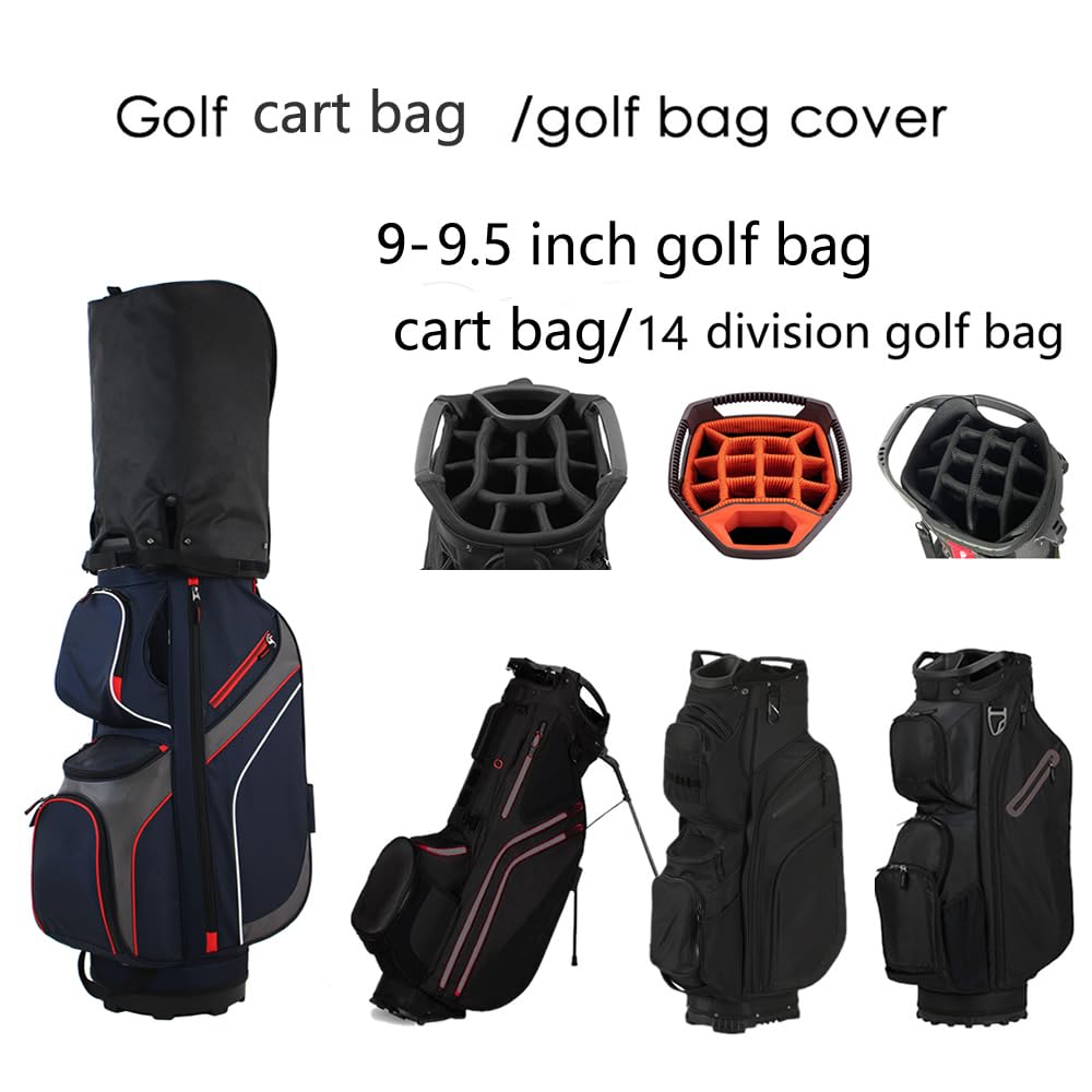 BOYEA & SKULLEAP rain hood replacement keeps your cart bag dry.