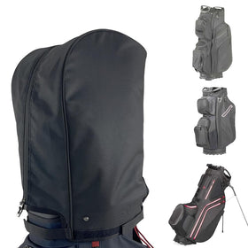 BOYEA & SKULLEAP golf bag cover waterproof protects clubs from rain and dust.