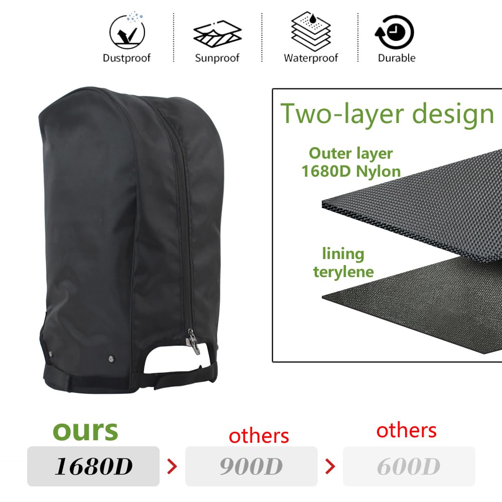 1680D nylon durability for rugged daily use and long-lasting protection.