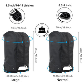 Six-button design simplifies setup for many bag models.