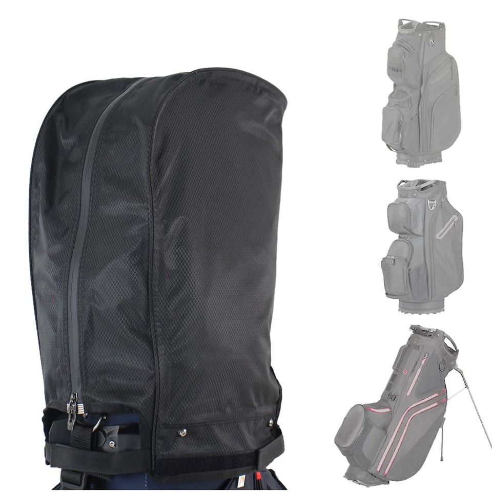 BOYEA & SKULLEAP waterproof golf bag cover protecting clubs from rain and dust