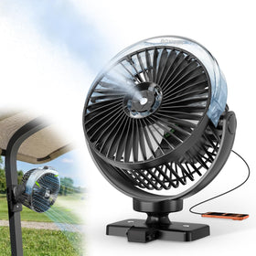 BOYISEN magnetic golf cart misting fan base attachment for secure metal mounting