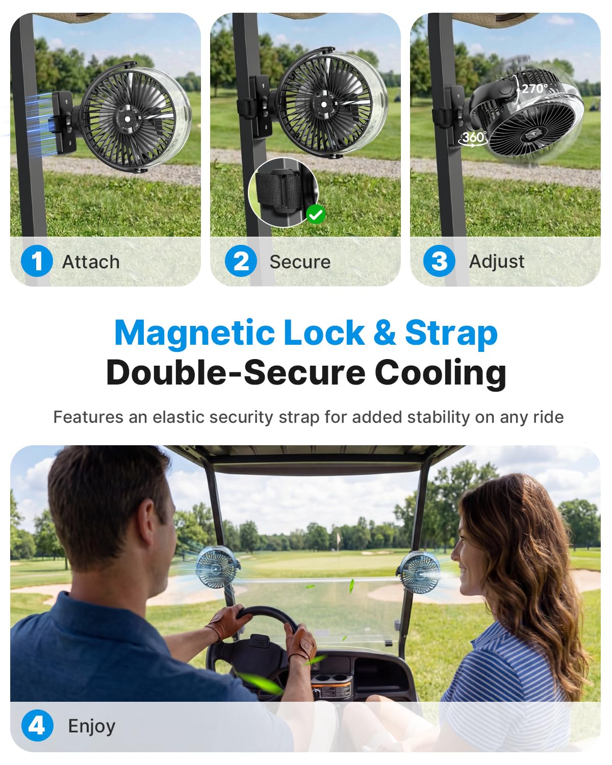 BOYISEN misting fan 2 to 6 hour timer and adjustable lighting