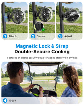 BOYISEN misting fan 2 to 6 hour timer and adjustable lighting