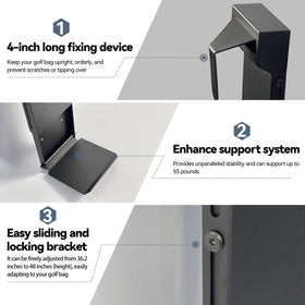 Bpbdzz Wall mount design with fixed 5.9 inch width for stable storage.