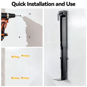 Bpbdzz space-saving wall-mount design frees floor space in garage or shop.