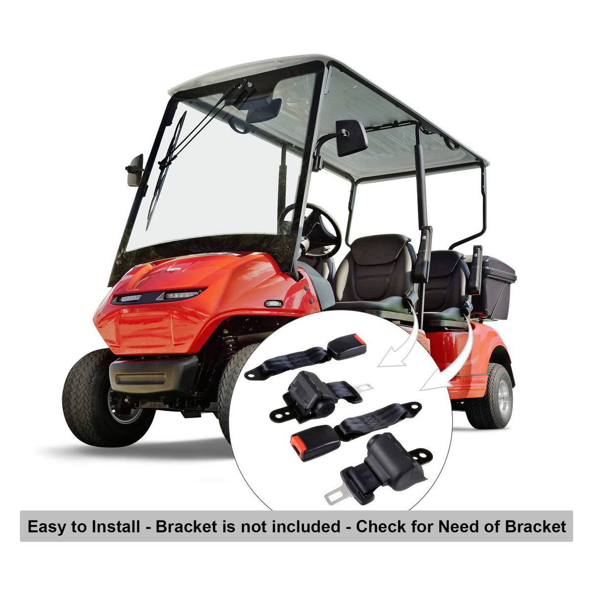 Bravokit installation hardware pack included with belts
