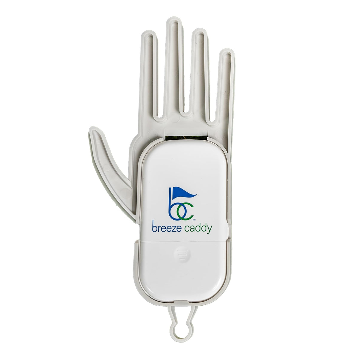 Breeze Caddy glove-dryer front view demonstrates compact on-course convenience
