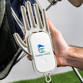 Breeze Caddy recharge-port LED indicator shows ready power