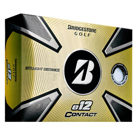 Bridgestone e12 Contact ball with new cover and dimple pattern for energy transfer.