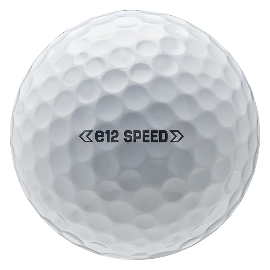 Bridgestone e12 Speed Double Dozen ball flight demo highlighting longer piercing flight and stable trajectories.