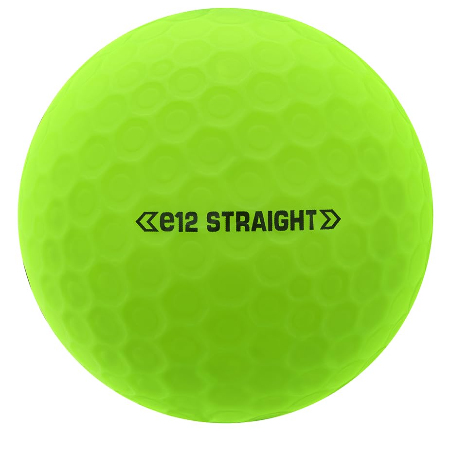 Bridgestone Golf e12 Straight Matte Green shrink wrap packaging, preserving compression and freshness.